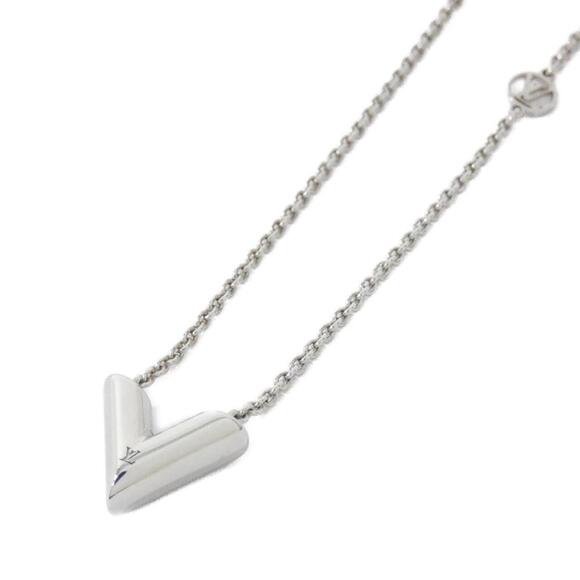 LOUIS VUITTON Silver Necklace - Picture 1 of 5